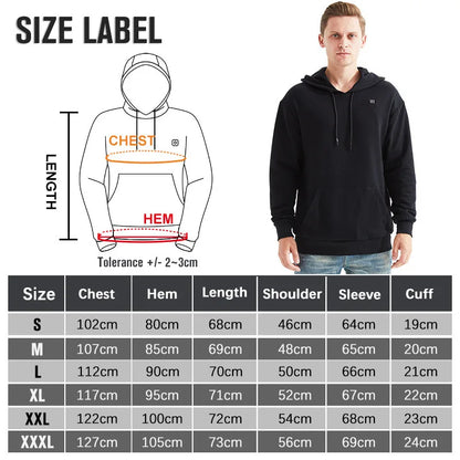 CozyWarm Unisex Heated Hoodie