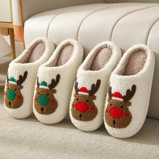 Cozy Fleeced Merry Slides